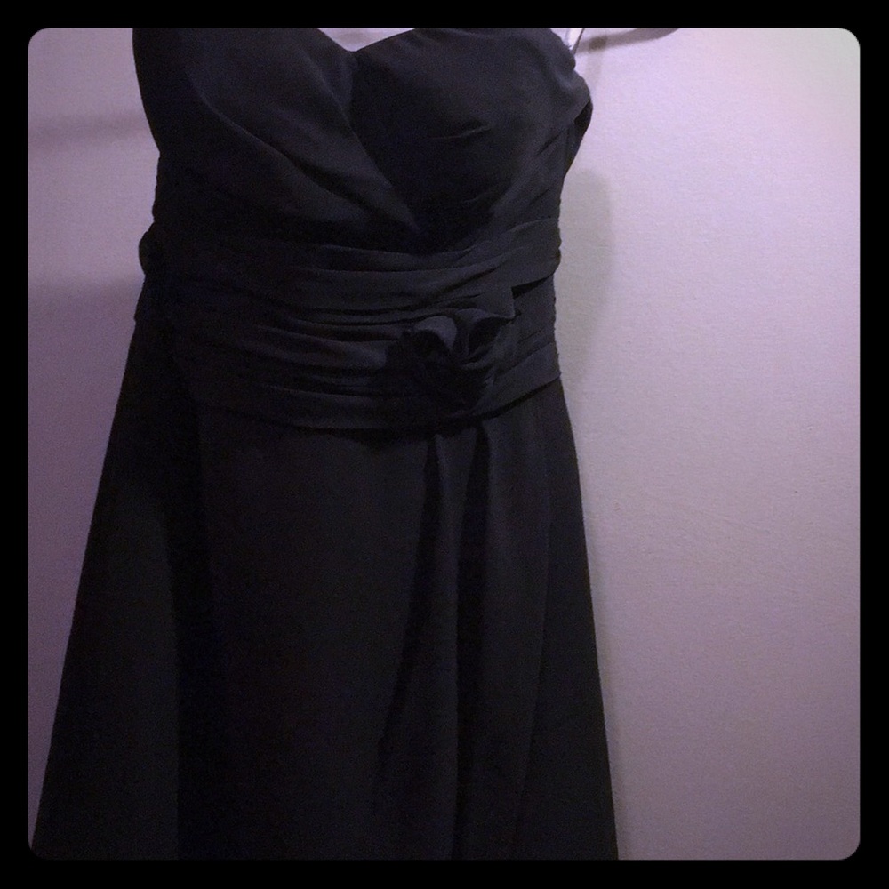 Strapless Mini black dress size 6